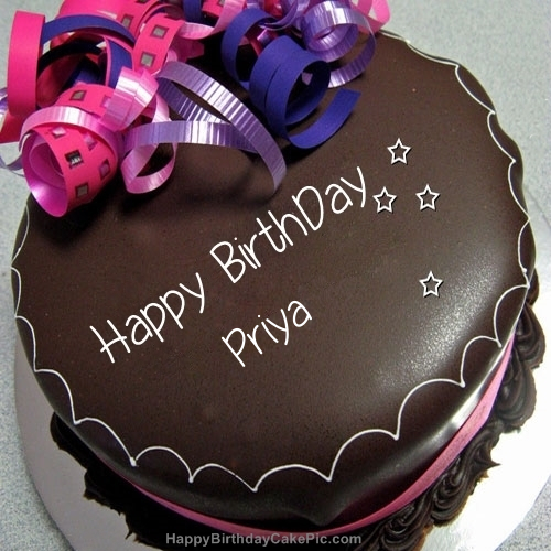 Priya  Animated Happy Birthday Cake GIF Image for WhatsApp  Download on  Funimadacom