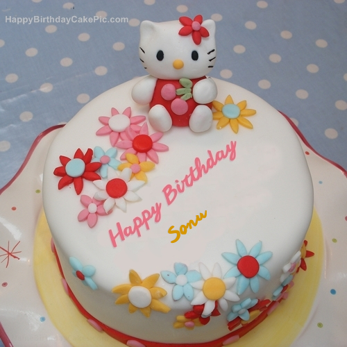 Hello Kitty Birthday Cake For Sonu