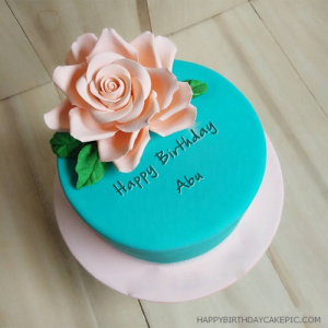 ❤️ Pink Rose Birthday Cake For Taya Abu