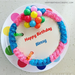 Blessy Happy Birthday Cakes Pics Gallery
