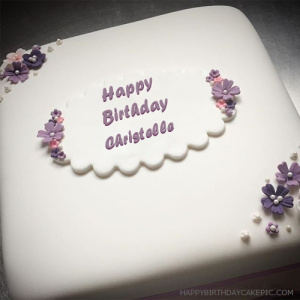 Christelle Happy Birthday Cakes Pics Gallery