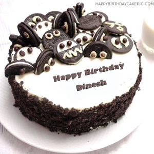 100 HD Happy Birthday Dinesh Cake Images And shayari