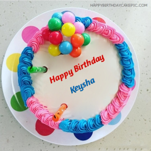 Keysha Happy Birthday Cakes Pics Gallery