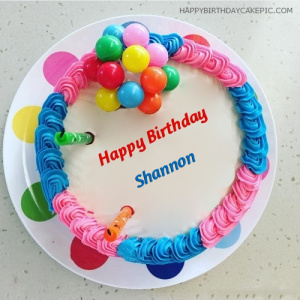 happy birthday shannon cake images