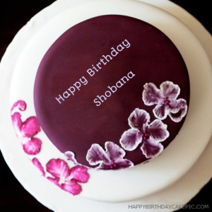 ❤️ Happy Birthday Cake For Shobana