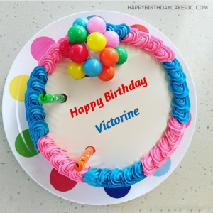 Victorine Happy Birthday Cakes Pics Gallery